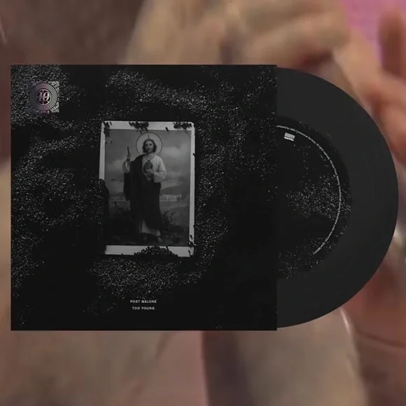 POST MALONE Too Young 10th Anniversary Limited Edition 5000 Worldwide 7” Vinyl - Picture 2 of 6